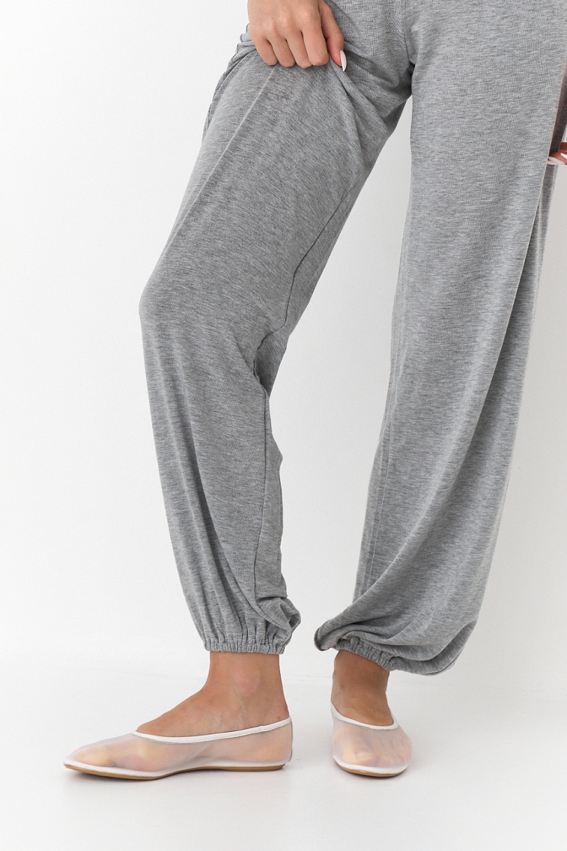 Брюки свободные с резинкой из тенсела CL