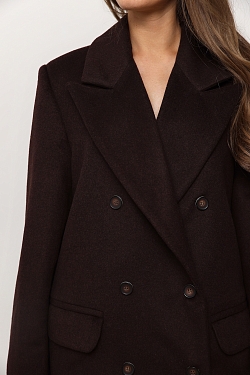 Пальто из шерсти оверсайз