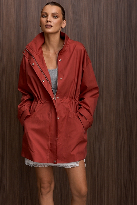 Ветровка из тенсела с хлопком