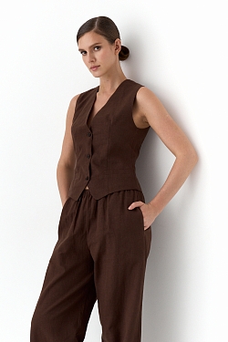 Жилет классический из рами