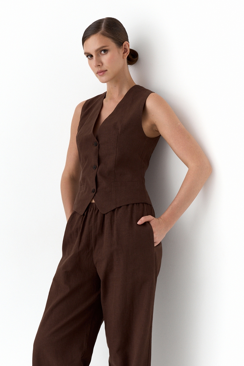 Жилет классический из рами