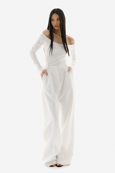 Брюки палаццо струящ