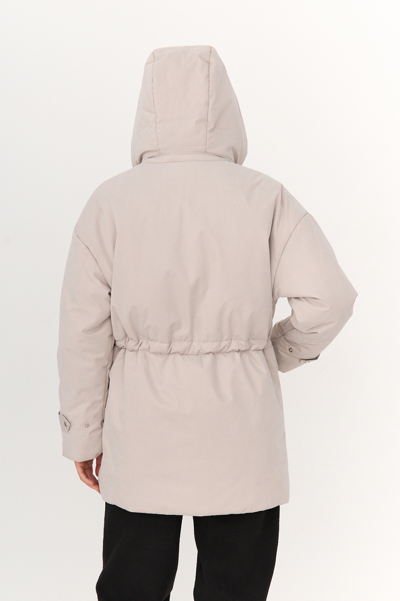 Парка утепленная с капюшоном