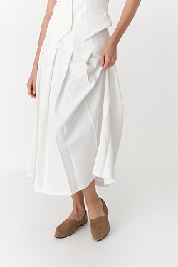 Юбка в складку миди