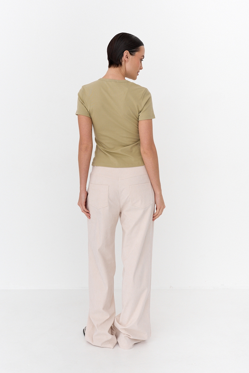 Футболка slim с окантовкой