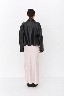 Куртка из экокожи на молнии