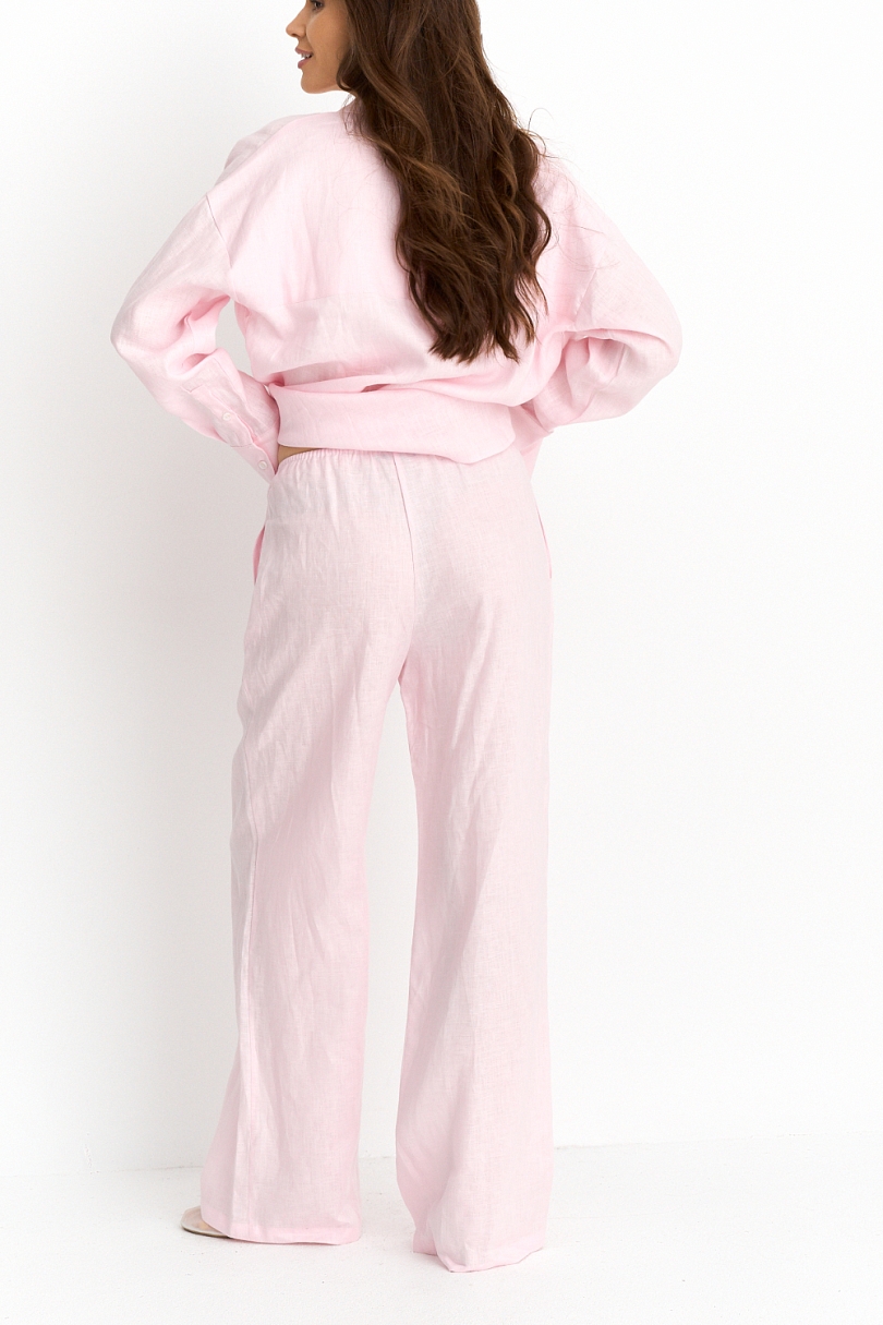 Брюки из 100% премиум льна