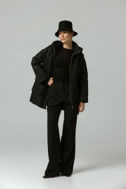 Парка утепленная с капюшоном