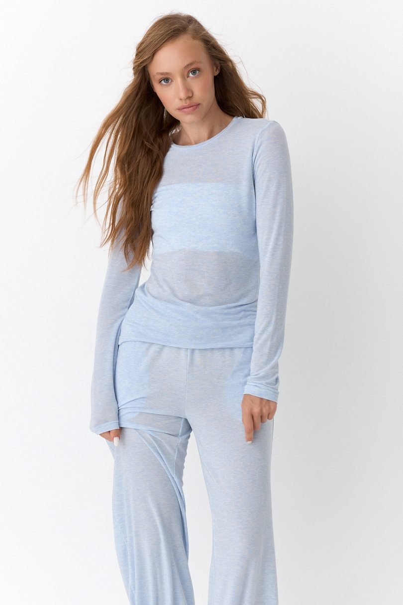 Лонгслив приталенного кроя из тенсела CL