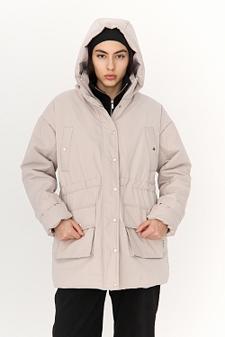 Парка утепленная с капюшоном
