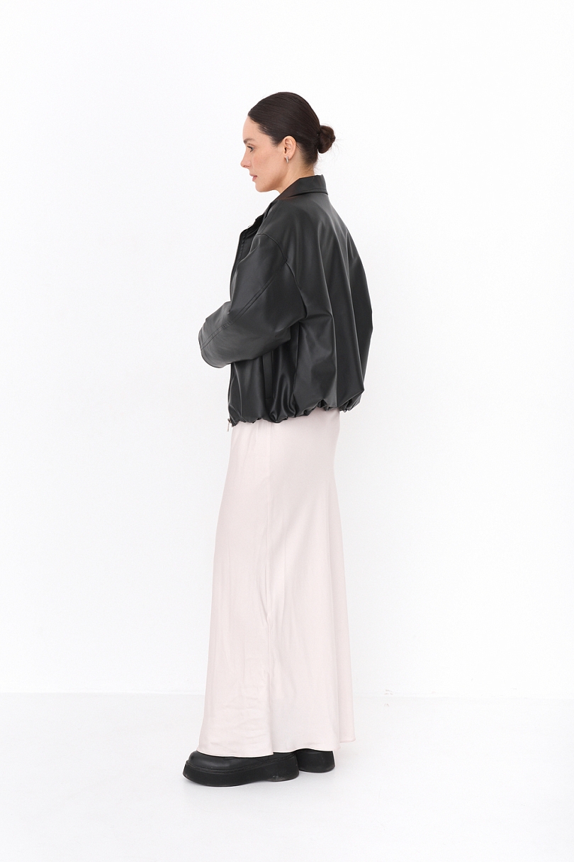 Куртка из экокожи на молнии