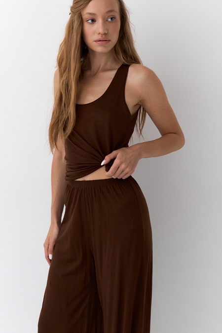 Майка полуприталенная из лиоцелла CL