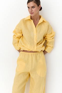 Рубашка из 100% премиум льна