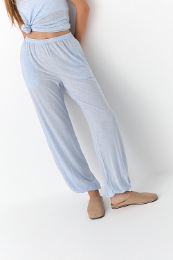 Брюки свободные с резинкой из тенсела CL