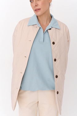 Куртка стеганная с отделкой