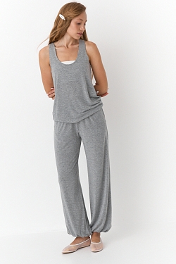 Брюки свободные с резинкой из тенсела CL