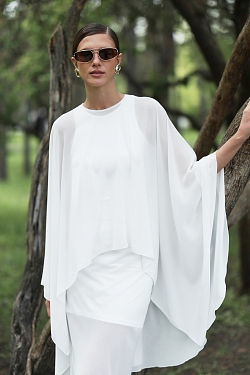 Накидка из шифона