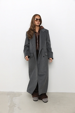 Пальто из шерсти оверсайз